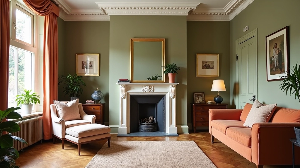 Heritage-decorated London townhouse with original features preserved