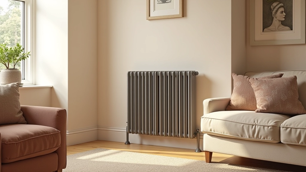 Modern heating system discreetly integrated behind period skirting boards and original plasterwork
